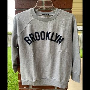 J. Crew gray “Brooklyn” sweat shirt size xxs